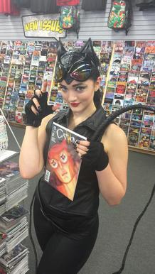 Catwoman at Bedrock City Comic Company 